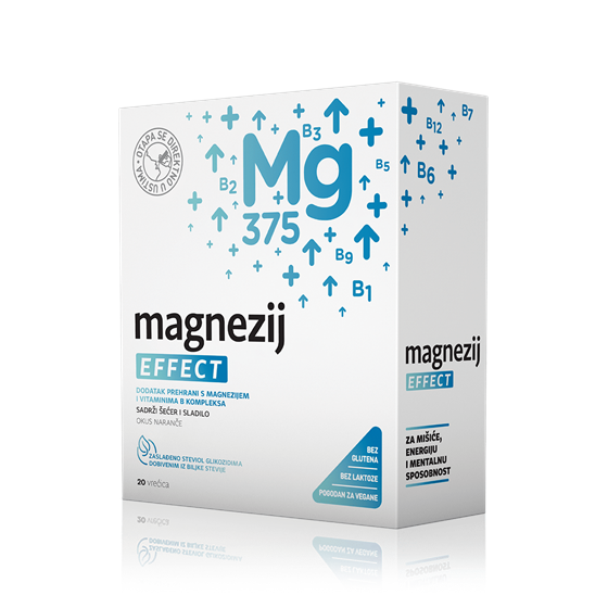 MAGNEZIJ EFFECT 375 MG A 20 VREĆICA YASENKA