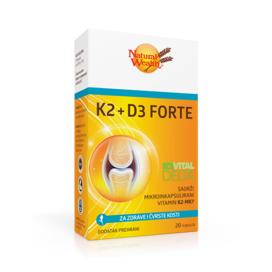 NW K2+D3 FORTE KAPSULE A 20 KOM            