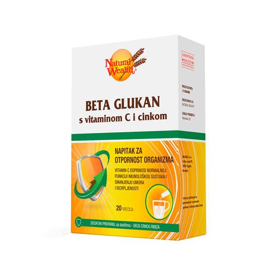 NW BETA GLUKAN +VIT C A 20 VREĆ         