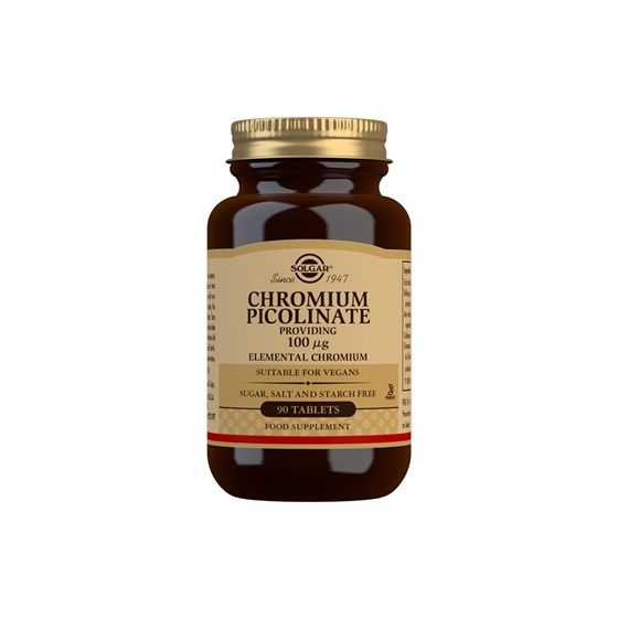 SOLGAR KROM PIKOLINAT 100 MG TBL