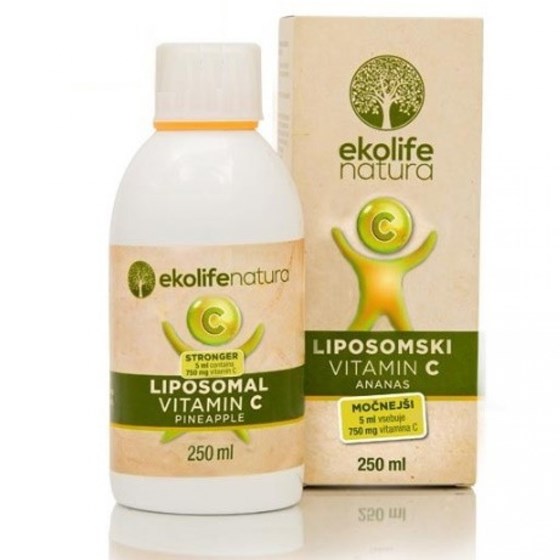 EKOLIFE LIPOSOMALNI  VITAMIN C STRONG A 250 ML   