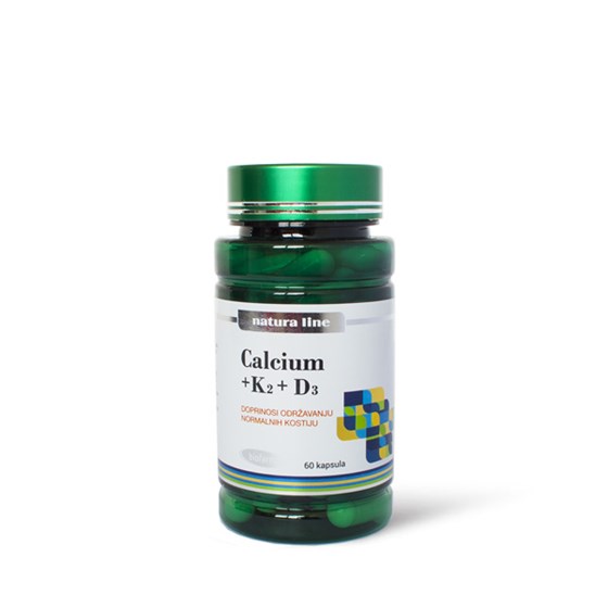 CALCIUM +K2+D3 A 60 BIOFARM NATURA LINE 