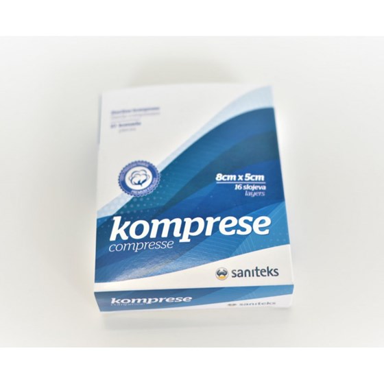 KOMPRESE STERILNE 8*5 CM A10            