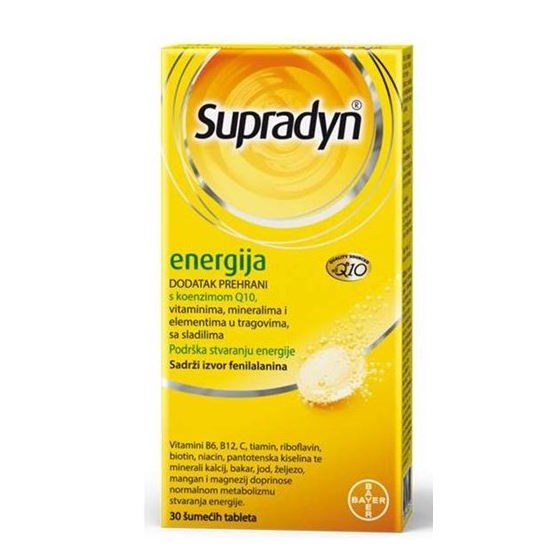 SUPRADYN Q10 ŠUMEĆE A 30 TABLETA            