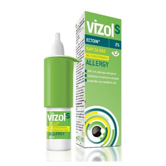 VIZOL S ALLERGY KAPI ZA OČI A 10 ML     